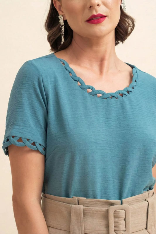 BLUSA ARCOS GOLA/MANGA