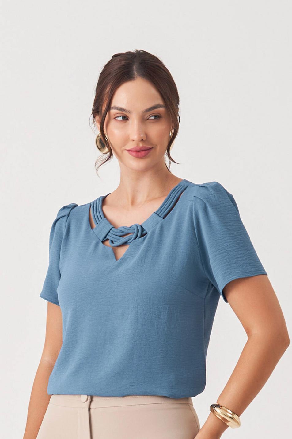 BLUSA COLO NÓ ROLETE
