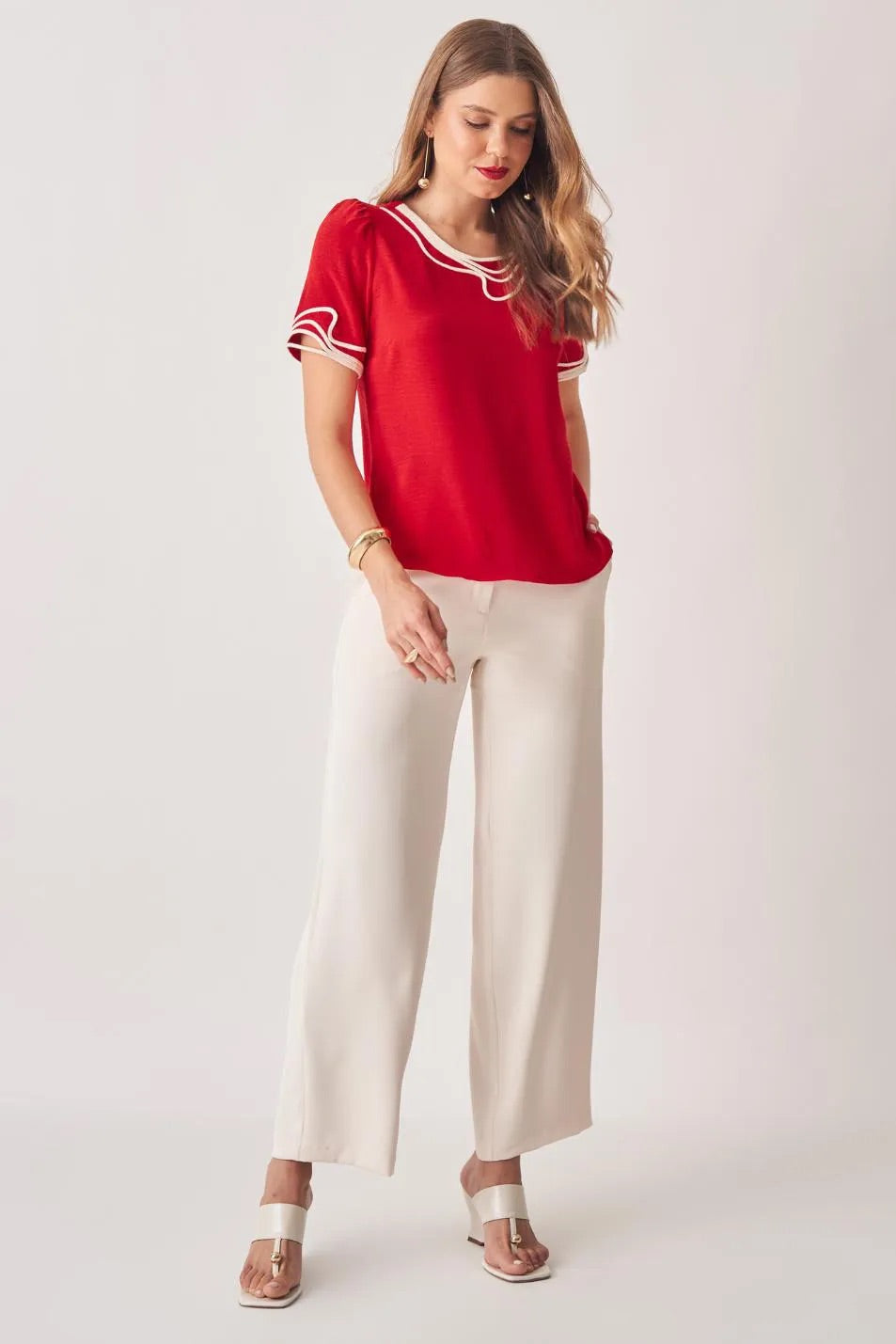 BLUSA CORDÃO EM CURVAS