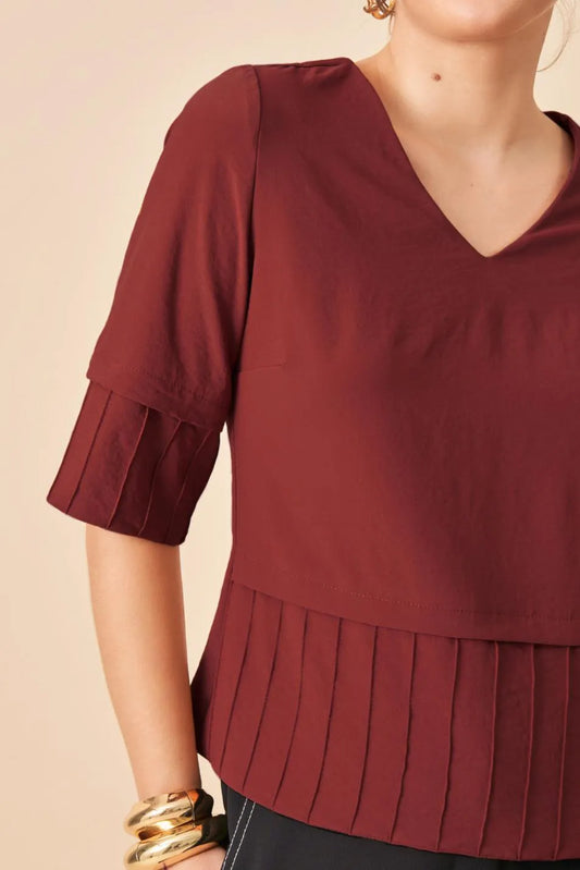 BLUSA / MANGA NERVURA