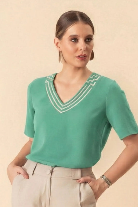 BLUSA VIES CRUZADOS