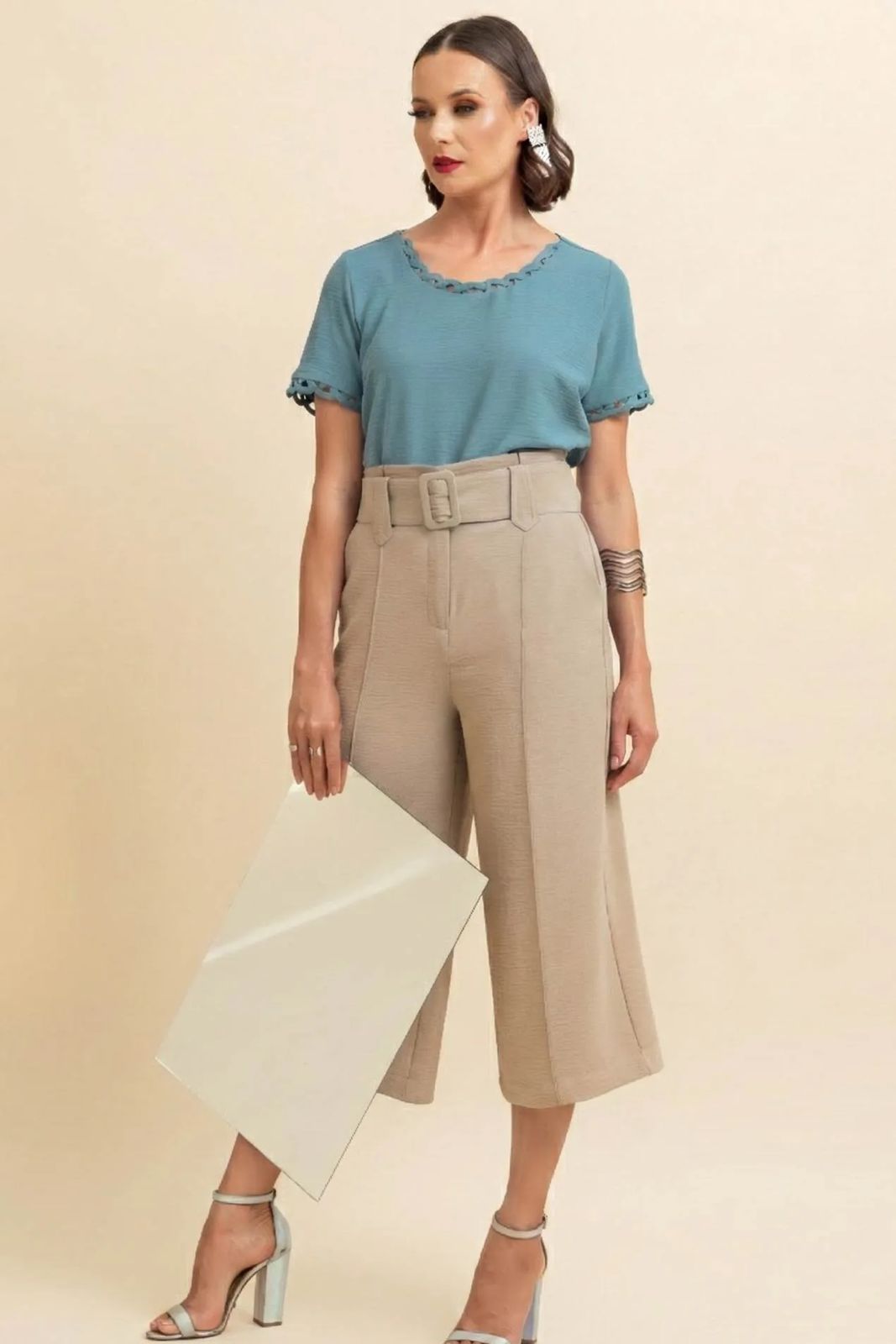 BLUSA ARCOS GOLA/MANGA
