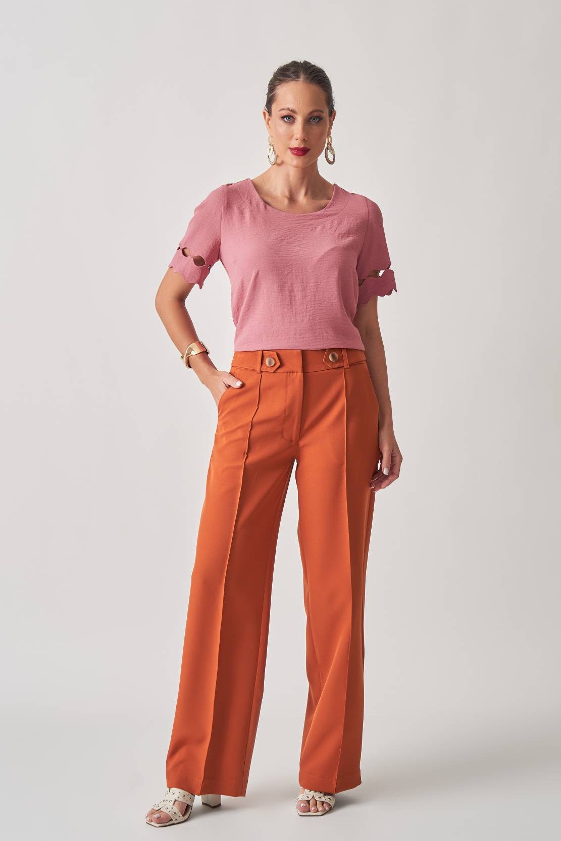 BLUSA MANGA VAZADOS