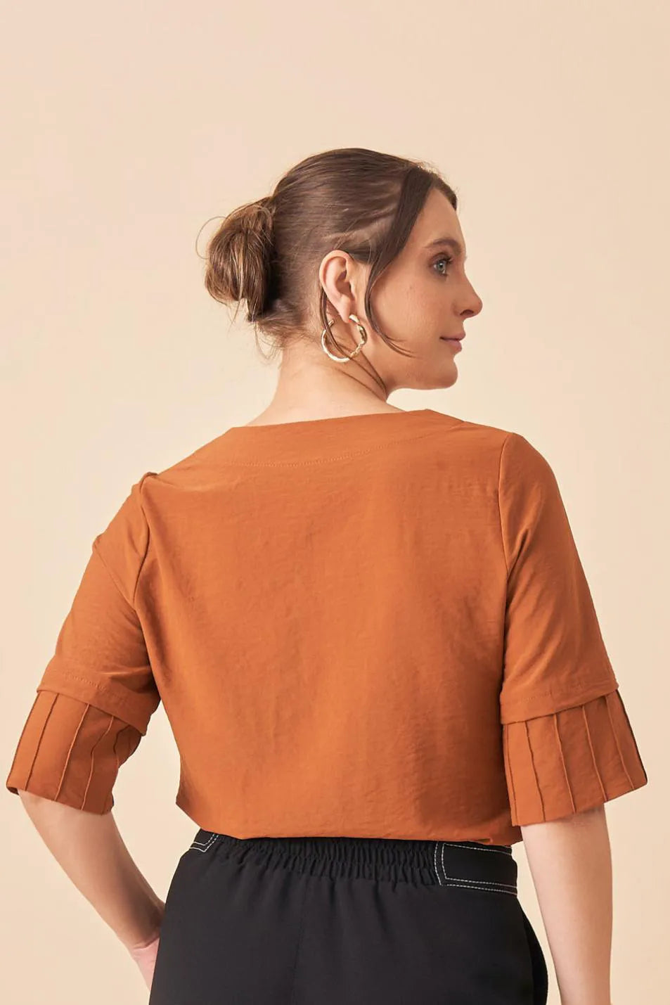 BLUSA / MANGA NERVURA