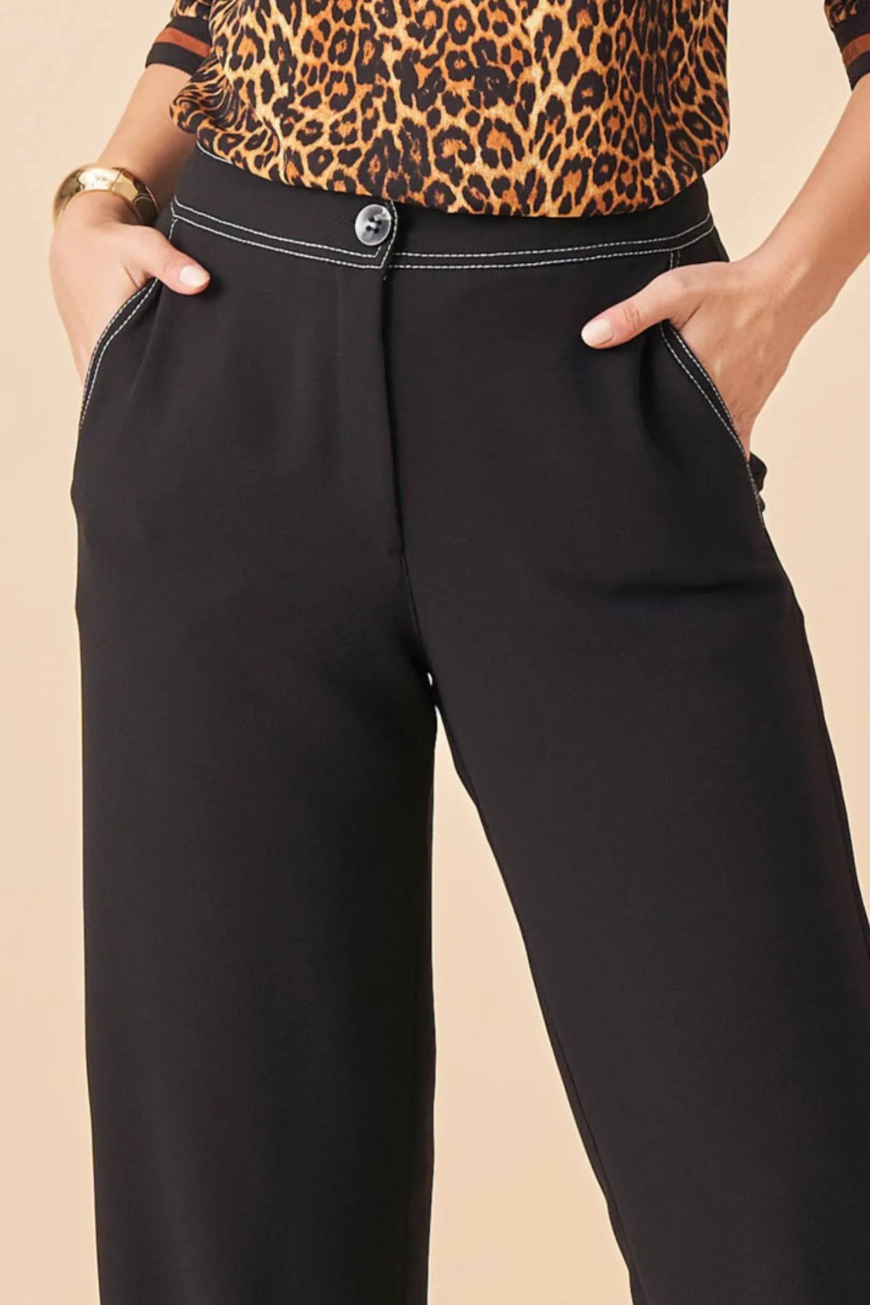 CALÇA PRETA CREPE