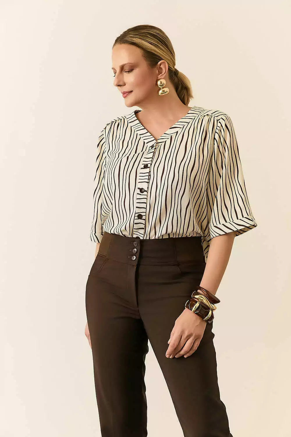CALÇA CROPPED